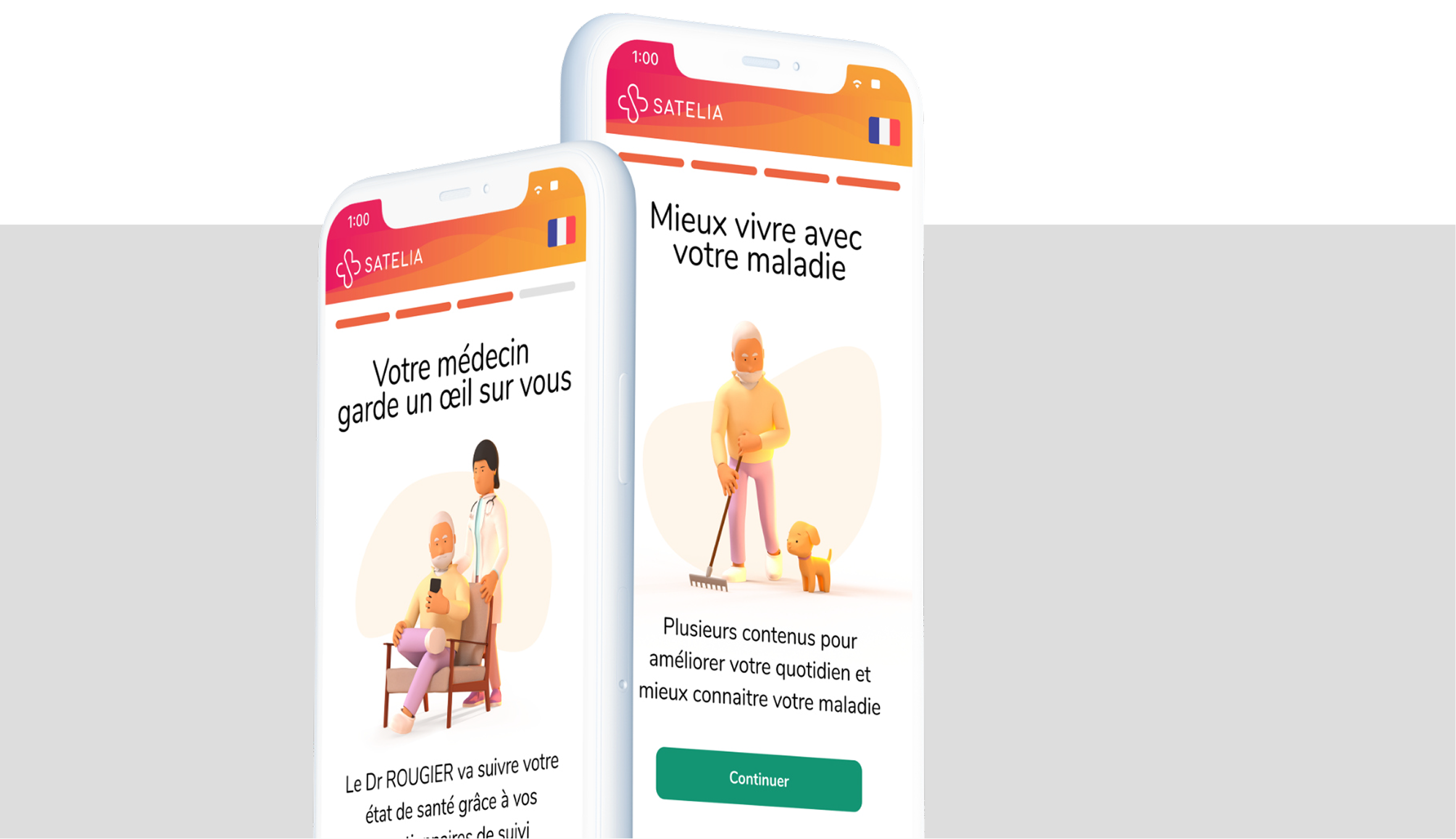Interface patient Satelia